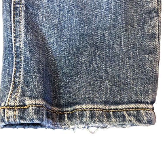 Daze Cropped Jeans Womens W26 Used Distressed - Picture 11 of 16